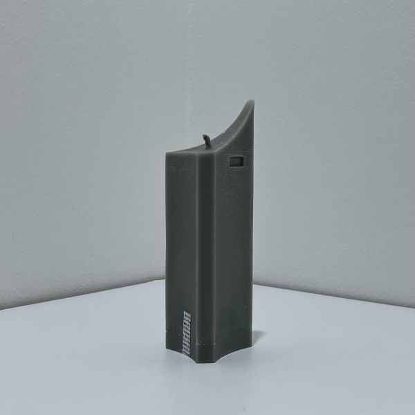 Uniriese Kerze (Paraffin) 13cm / Ansicht-3